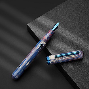 Nahvalur Nautilus The Blue Ringed BT Fountain Pen