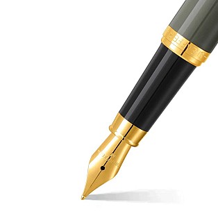 Caneta-tinteiro Sheaffer VFM Glossy Light Grey GT