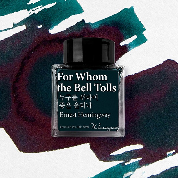 Wearingeul Inkt Wereldliteratuur For Whom the Bell Tolls van Ernest Hemingway 30ml Inktflesje