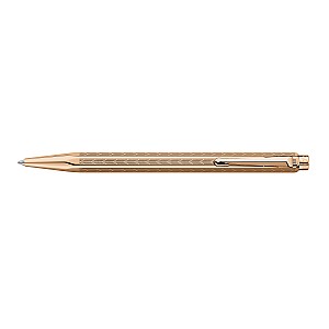 Caran d'Ache Ecridor Chevron Rose Gold Ballpoint