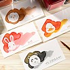 Wearingeul Impression Ink Färgkarta Vit anka Swatch-kort