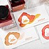Wearingeul Impression Ink Färgkarta Vit anka Swatch-kort