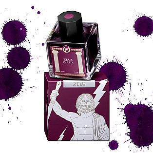 Laban Mythologie grecque II Encre violette Zeus - Flacon d'encre de 50 ml