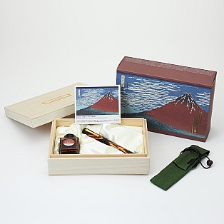 Taccia Ukiyo-e Red Fountain pen