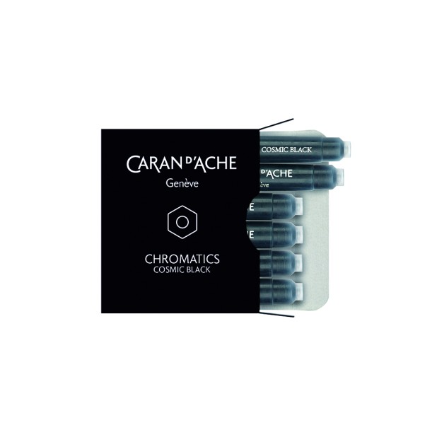 Tinta Caran d'Ache Chromatics Negro Cósmico - Cartuchos de tinta