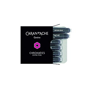 Caran d'Ache Chromatics Divine Pink Ink - Cartuchos de tinta