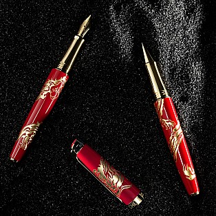 Caran d'Ache Year of the Dragon Red 2024 LE Rollerball