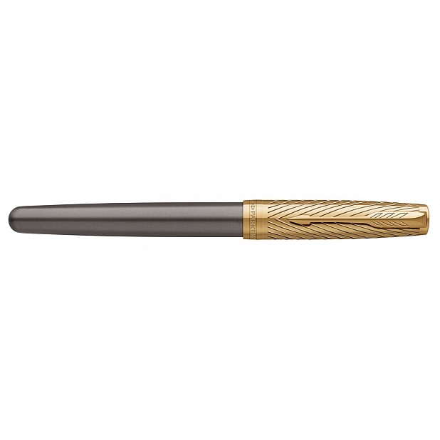 Parker Sonnet Pioneers Collection Arrow Grey Lacquer GT Rollerball