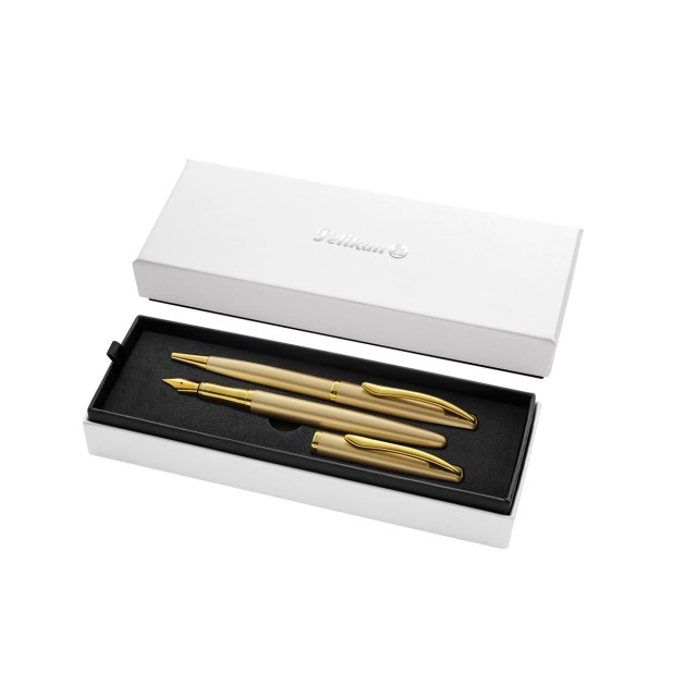 Pelikan Jazz Noble Elegance Or Parure Stylo Bille et Stylo Plume