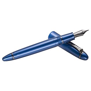 Pluma Estilográfica Sailor 1911L Ringless Metallic Simply Blue IP