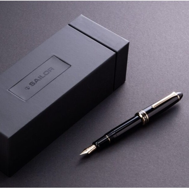 Sailor 1911L Black GT Naginata Fude de Mannen Pióro wieczne
