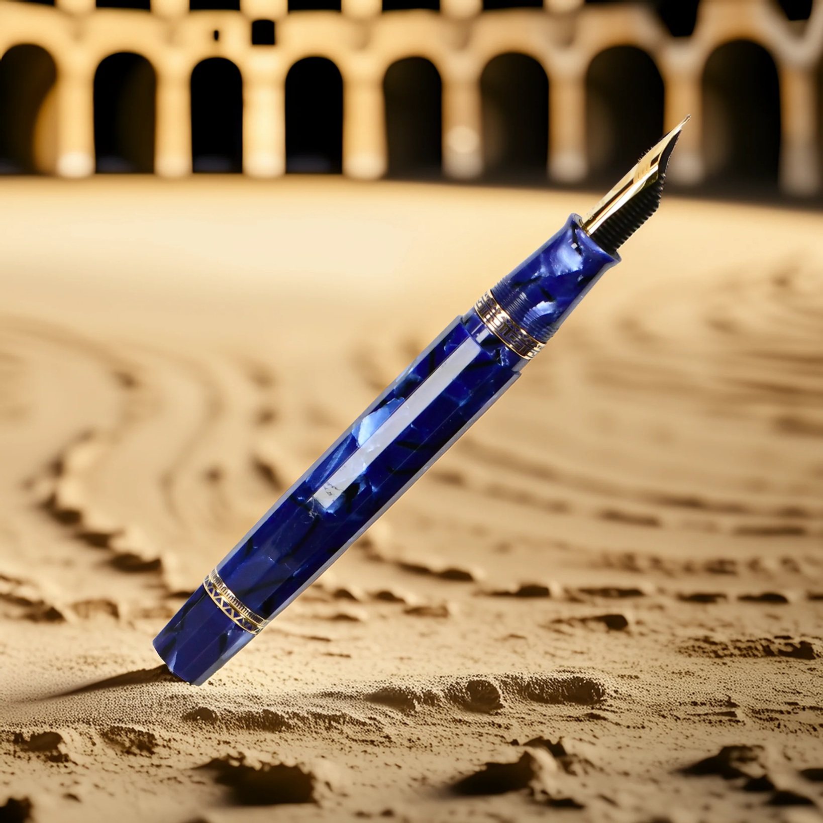 Armando Simoni Club Gran Gladiator Blue La Royale Masterpiece LE GT Fountain pen