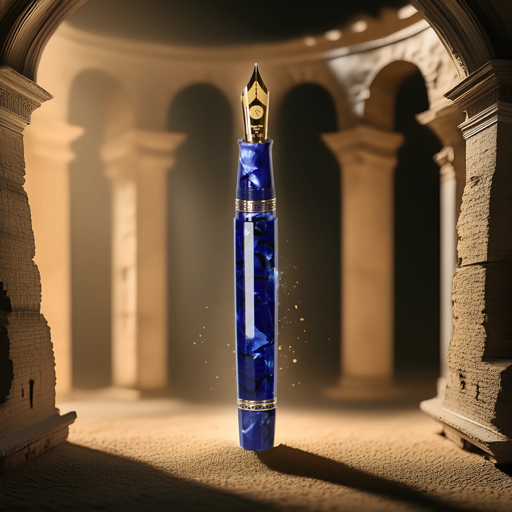Armando Simoni Club Gran Gladiator Blue La Royale Masterpiece LE GT Fountain pen