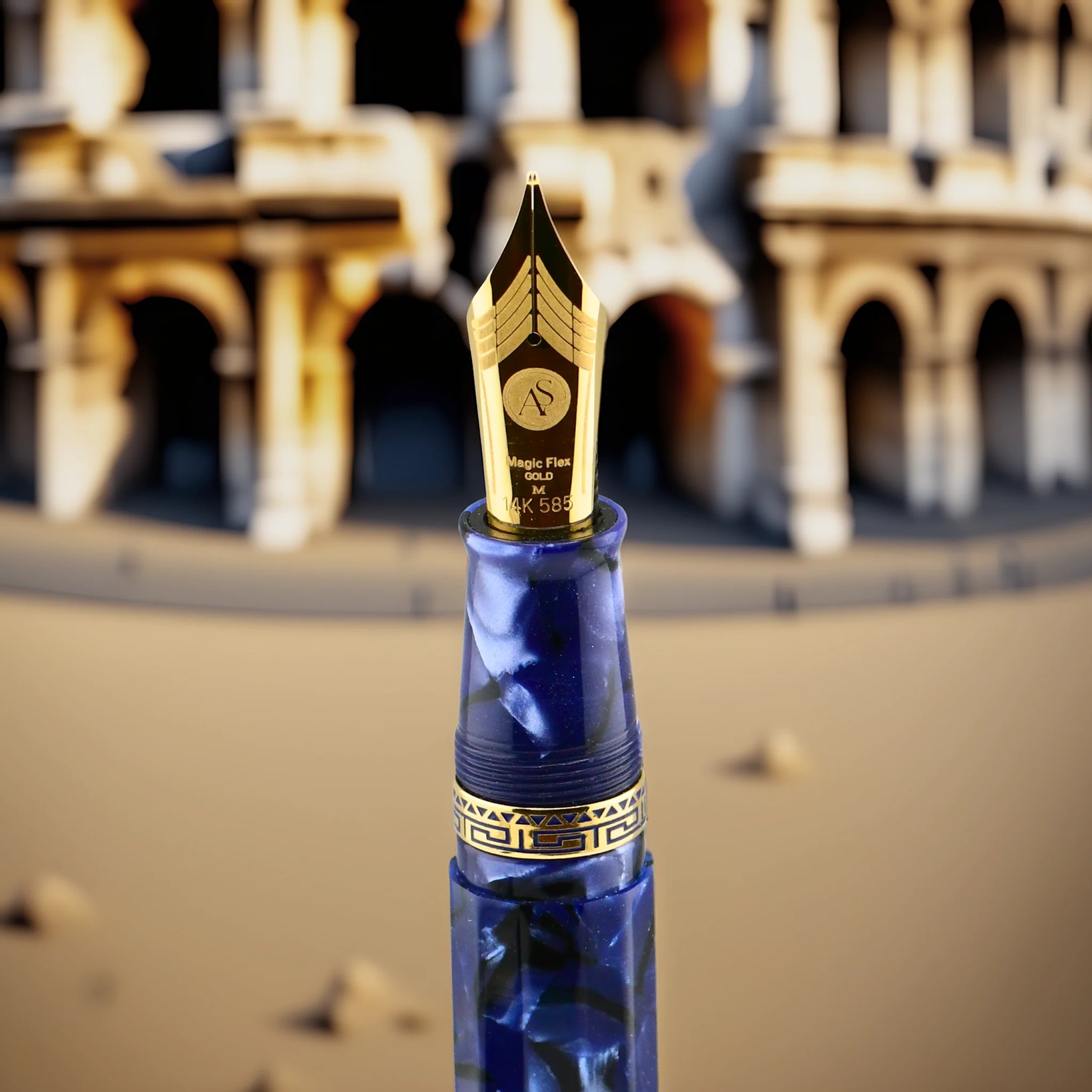 Armando Simoni Club Gran Gladiator Blue La Royale Masterpiece LE GT Fountain pen