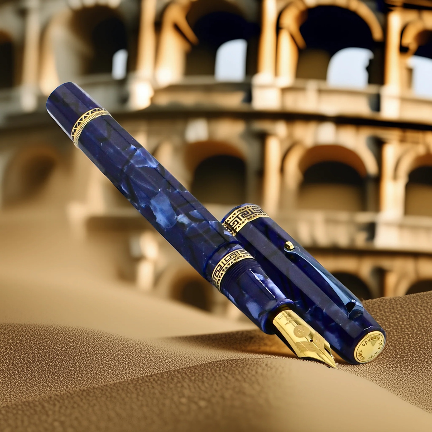 Armando Simoni Club Gran Gladiator Blue La Royale Masterpiece LE GT Fountain pen