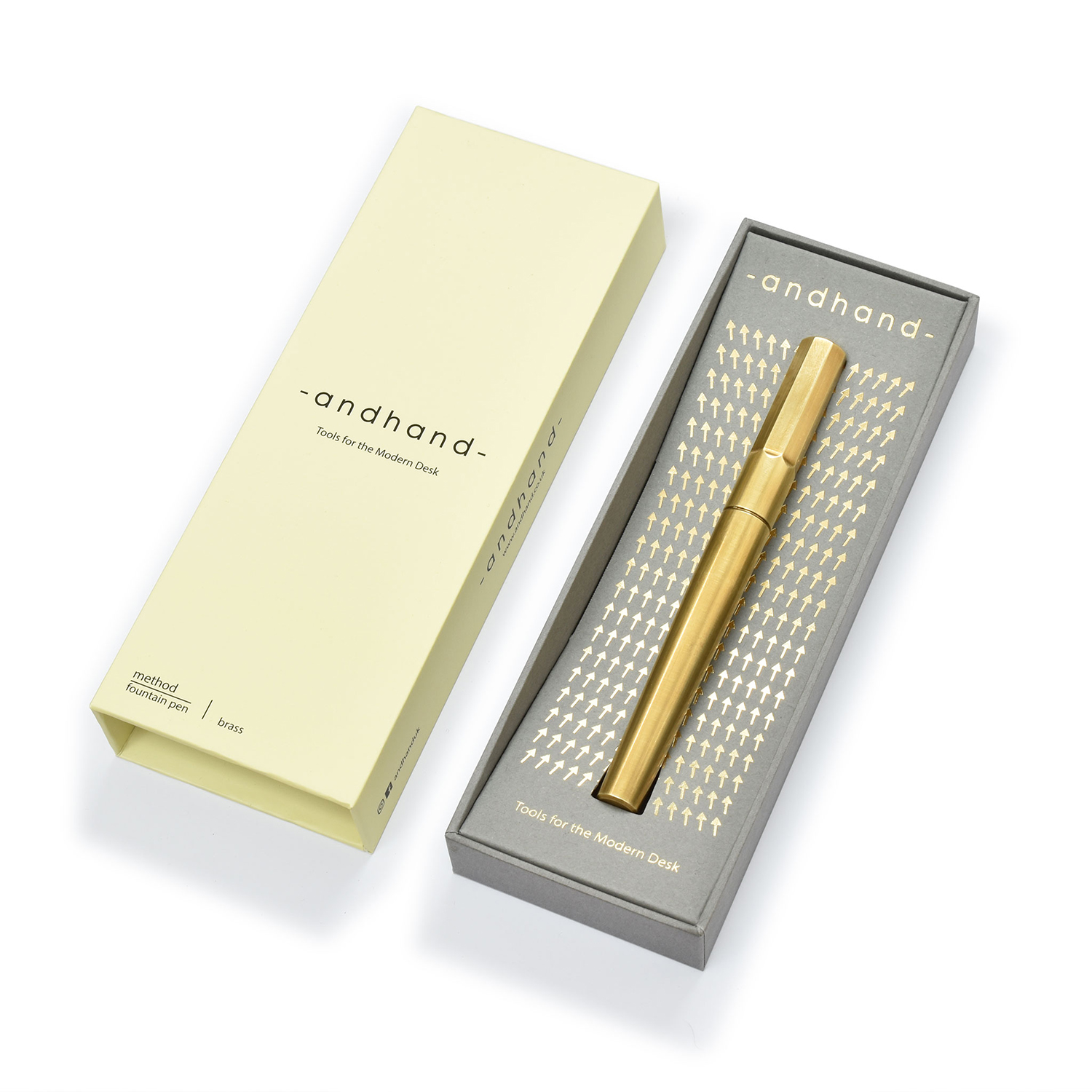 Andhand Method Brass Fountain Pen