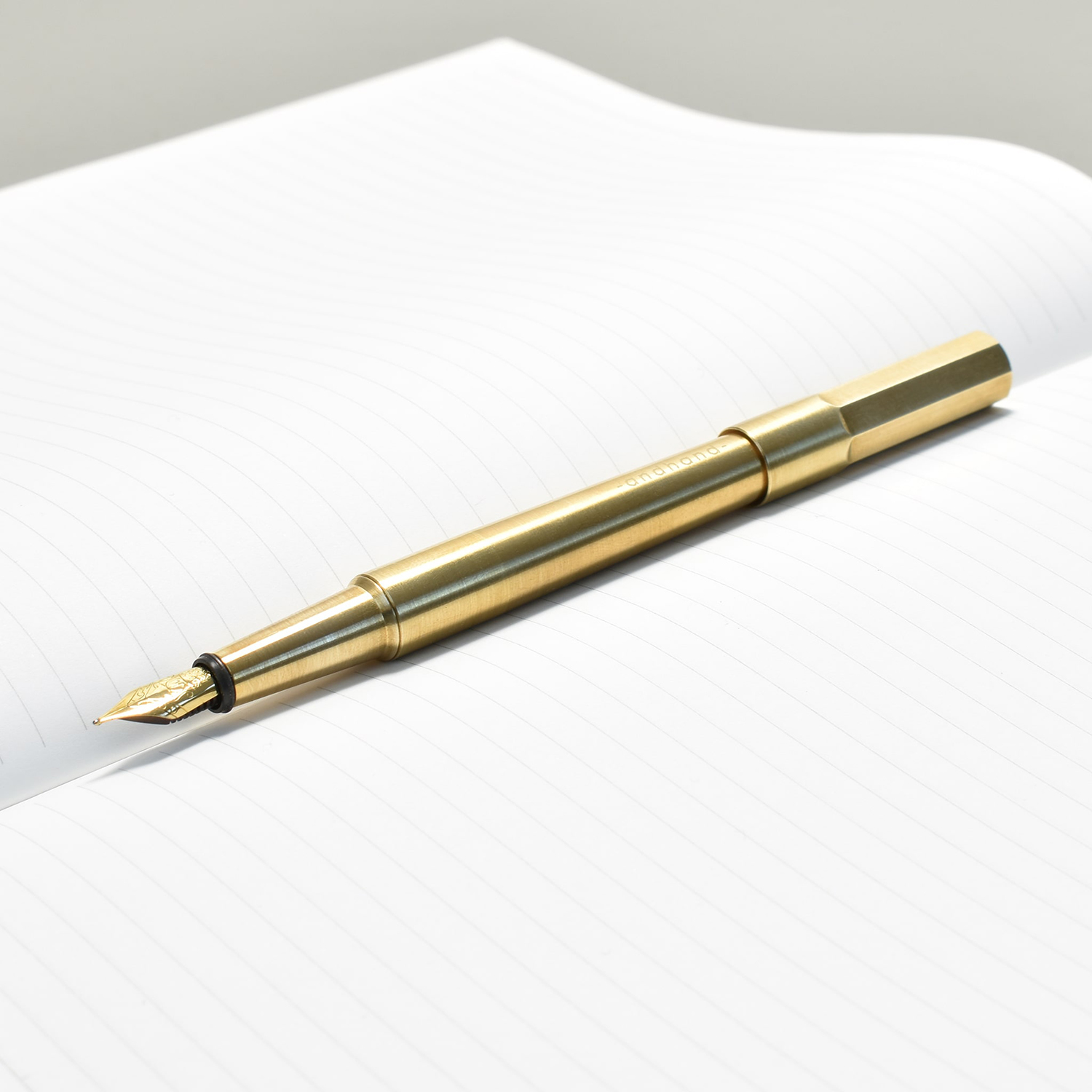 Andhand Method Brass Fountain Pen