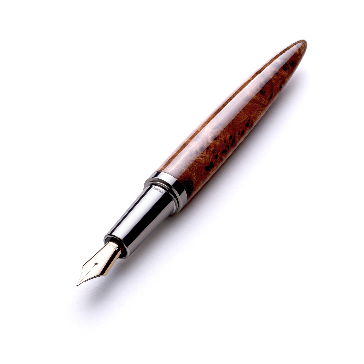 Ashera Aeon Elm Burl Füllfederhalter