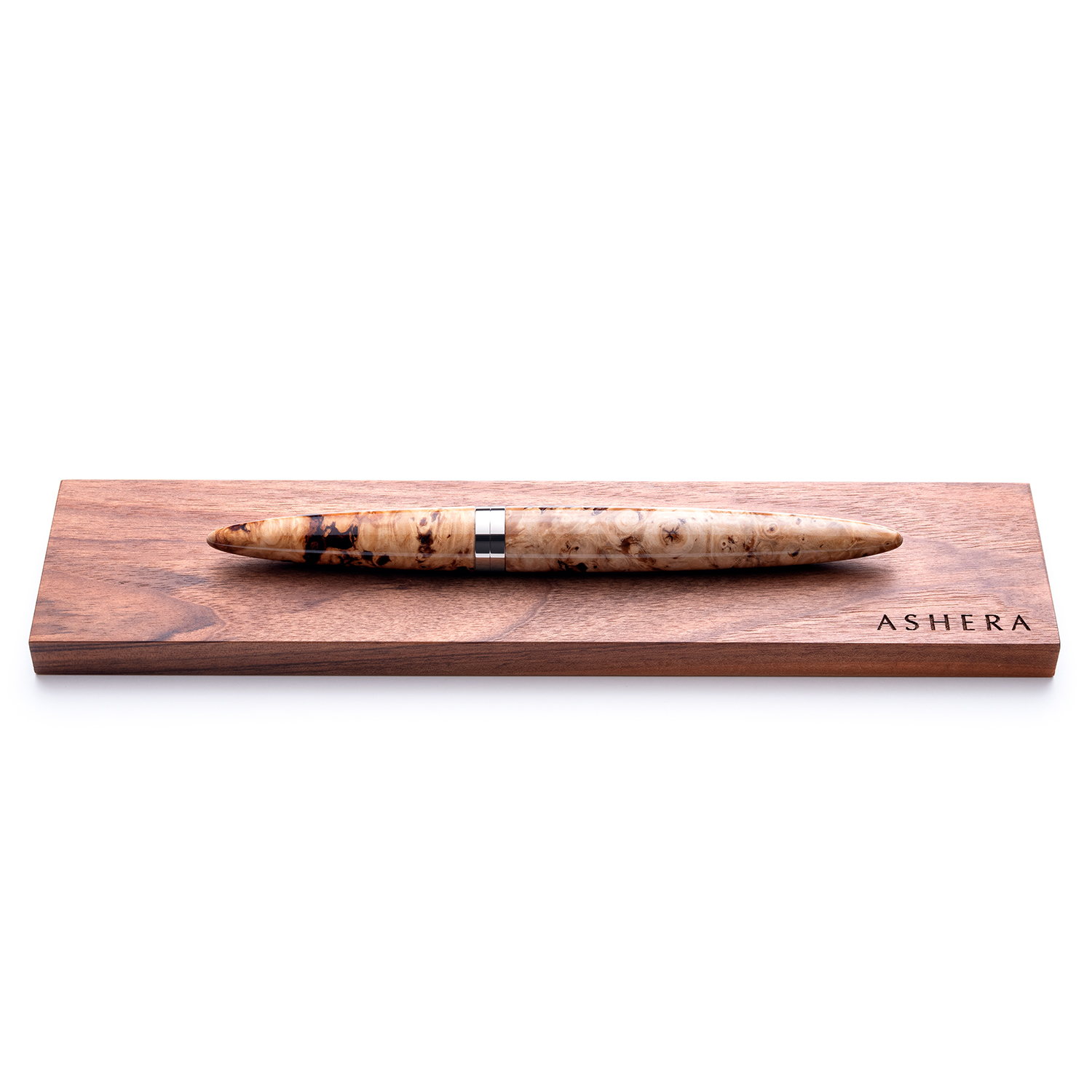 Ashera Aeon Light Buckeye Burl Fountain pen