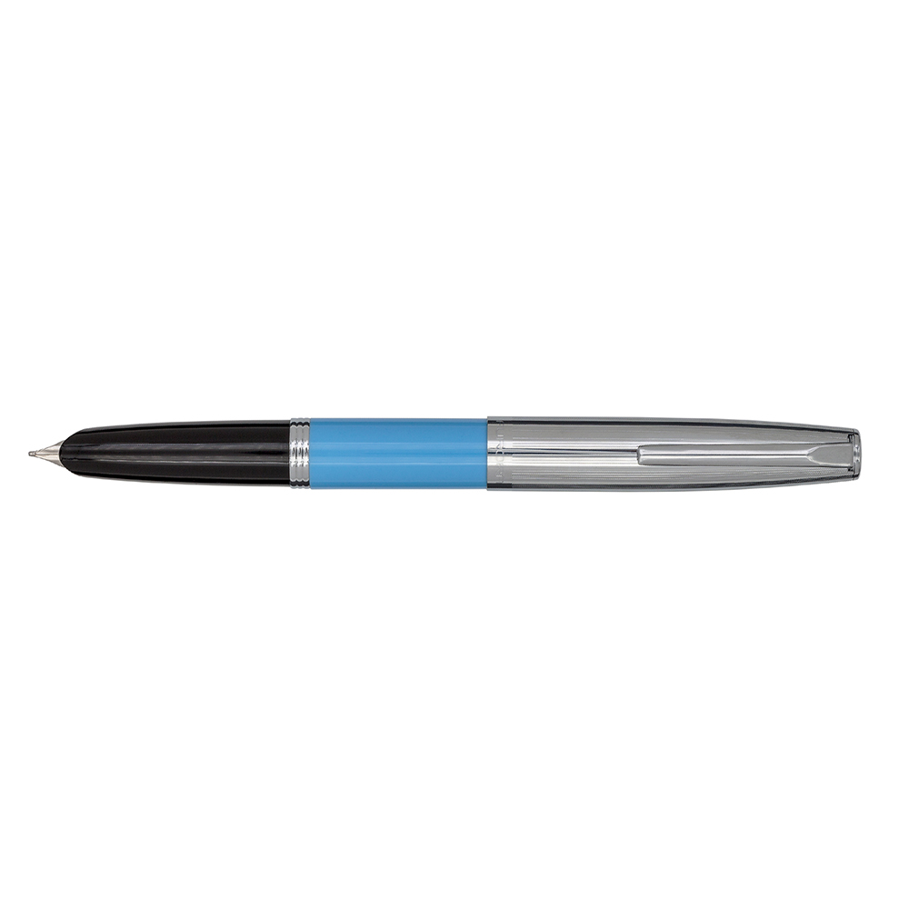 Aurora Duo Cart Light Blue and Chrome Reservoarpenna