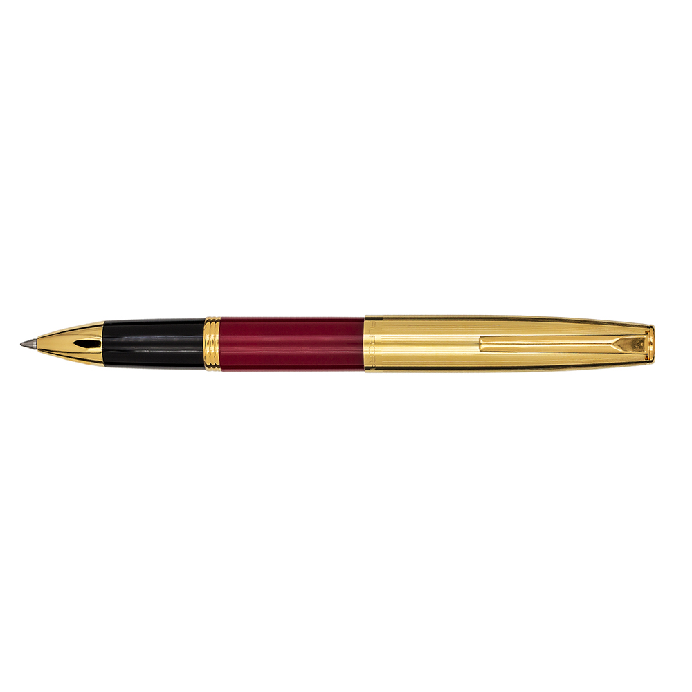 Aurora Duo Cart Burgundy and Gold Fountain pen