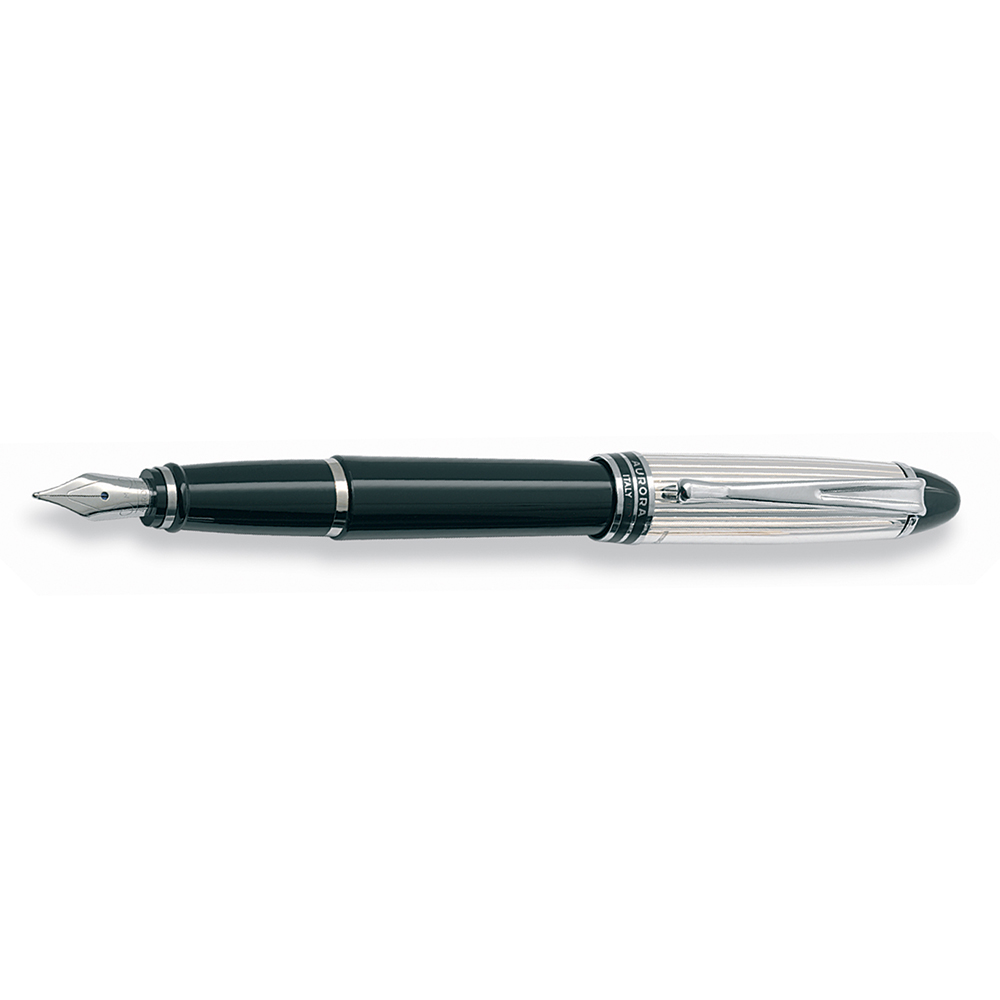 Aurora Ipsilon Sterling Silver Black CT Pióro Wieczne