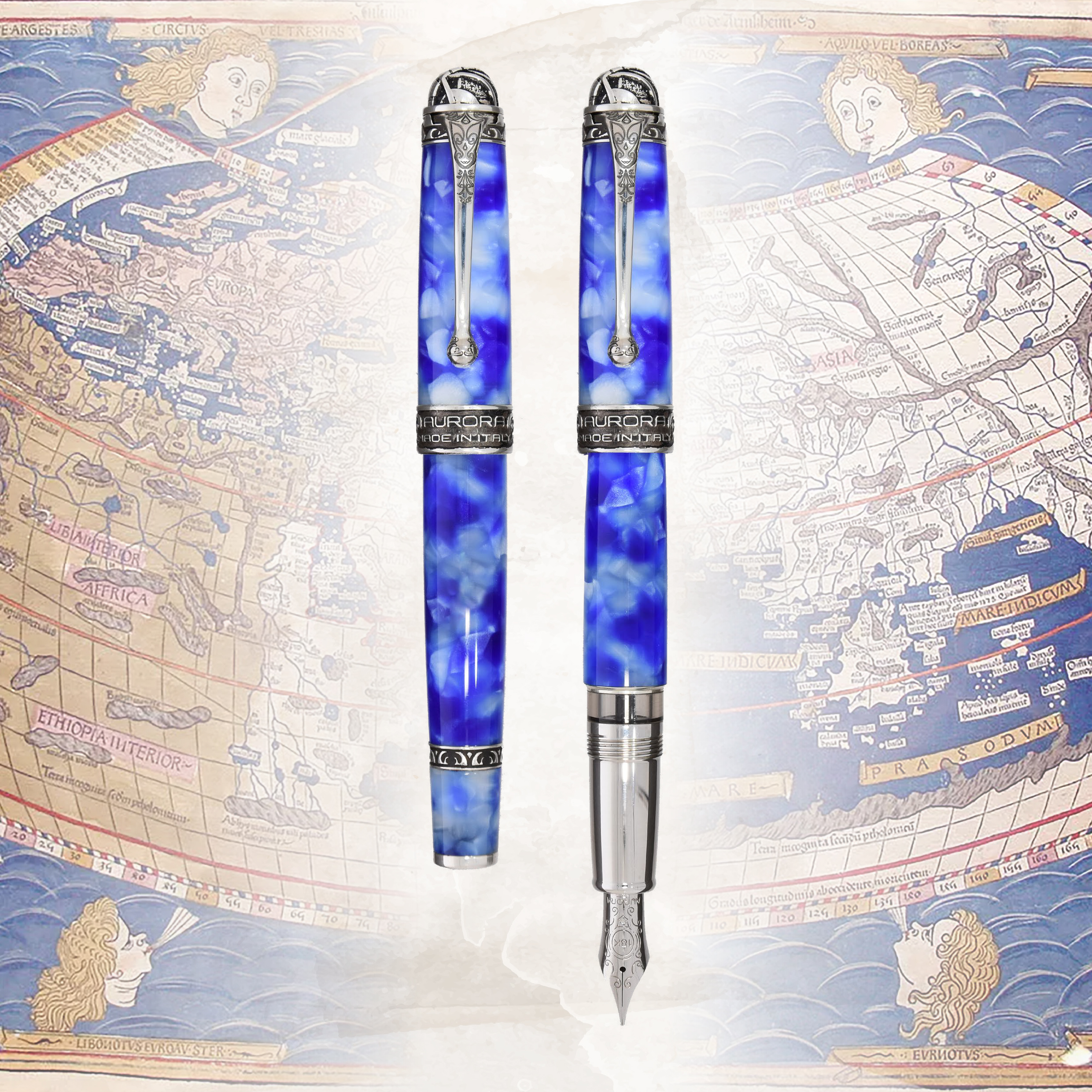 Aurora Ancient Maps Collection - Tolomeo Pióro Wieczne