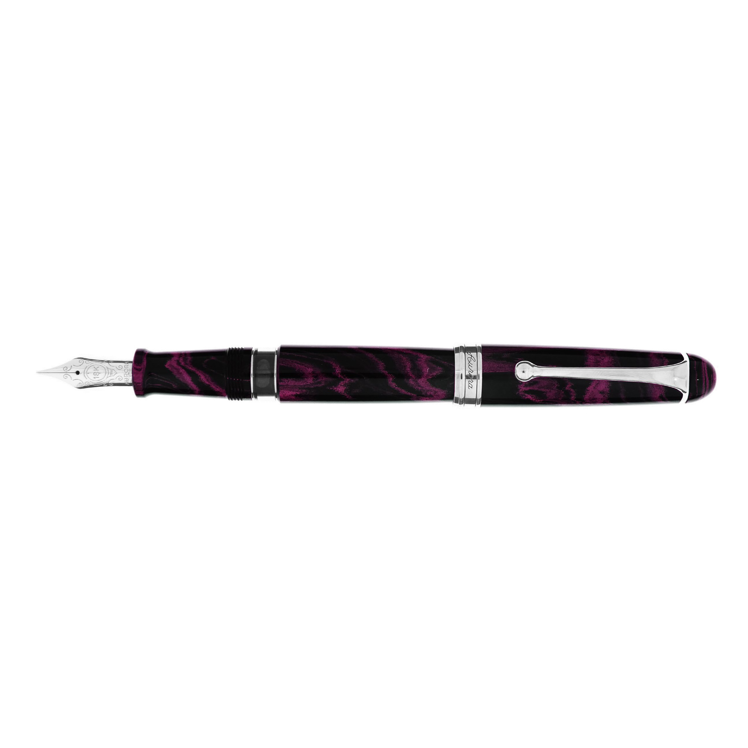 Aurora 88 Ebonite Marbled Magenta ST Pióro wieczne