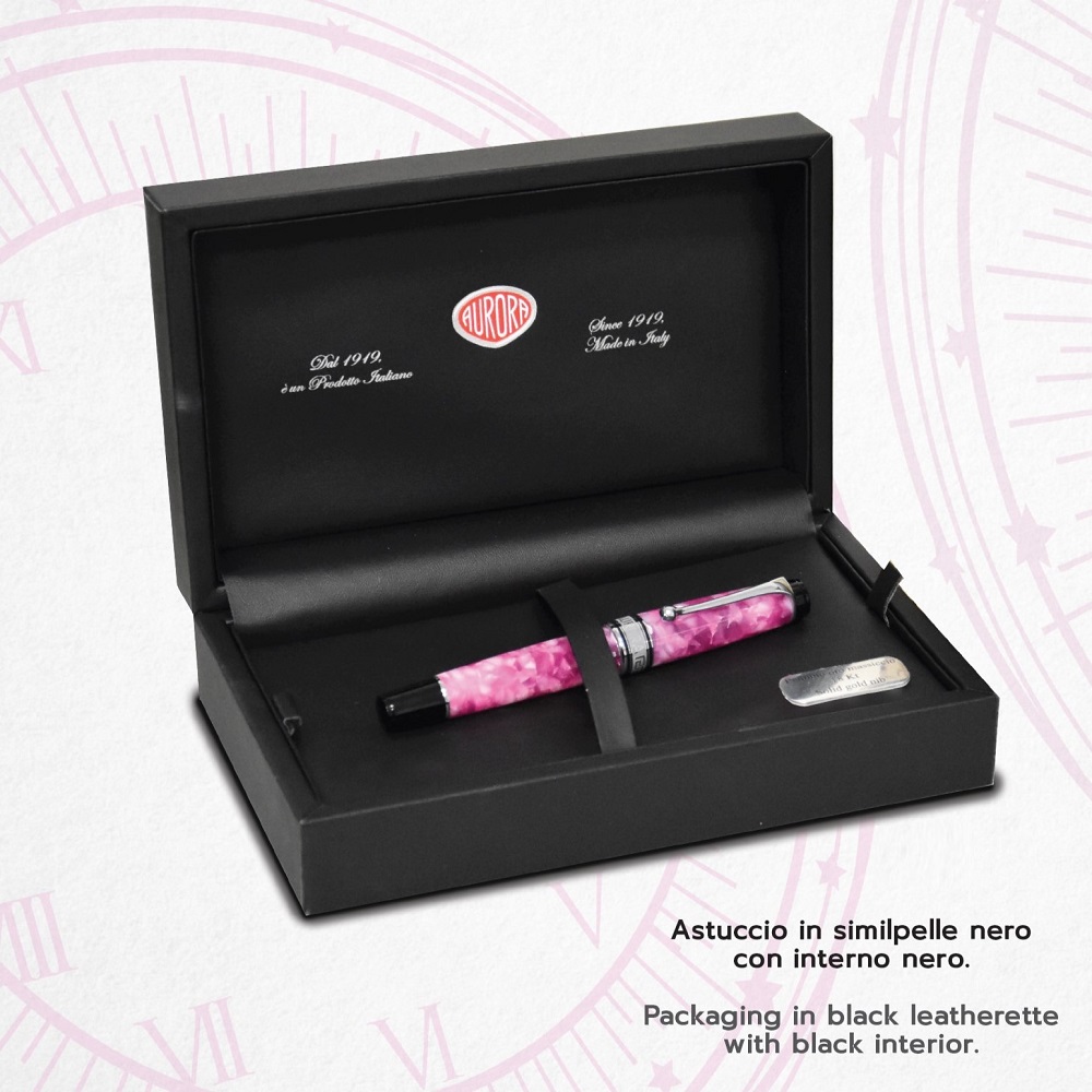 Aurora Optima 365 Calendar 2023 Fucsia Fountain Pen