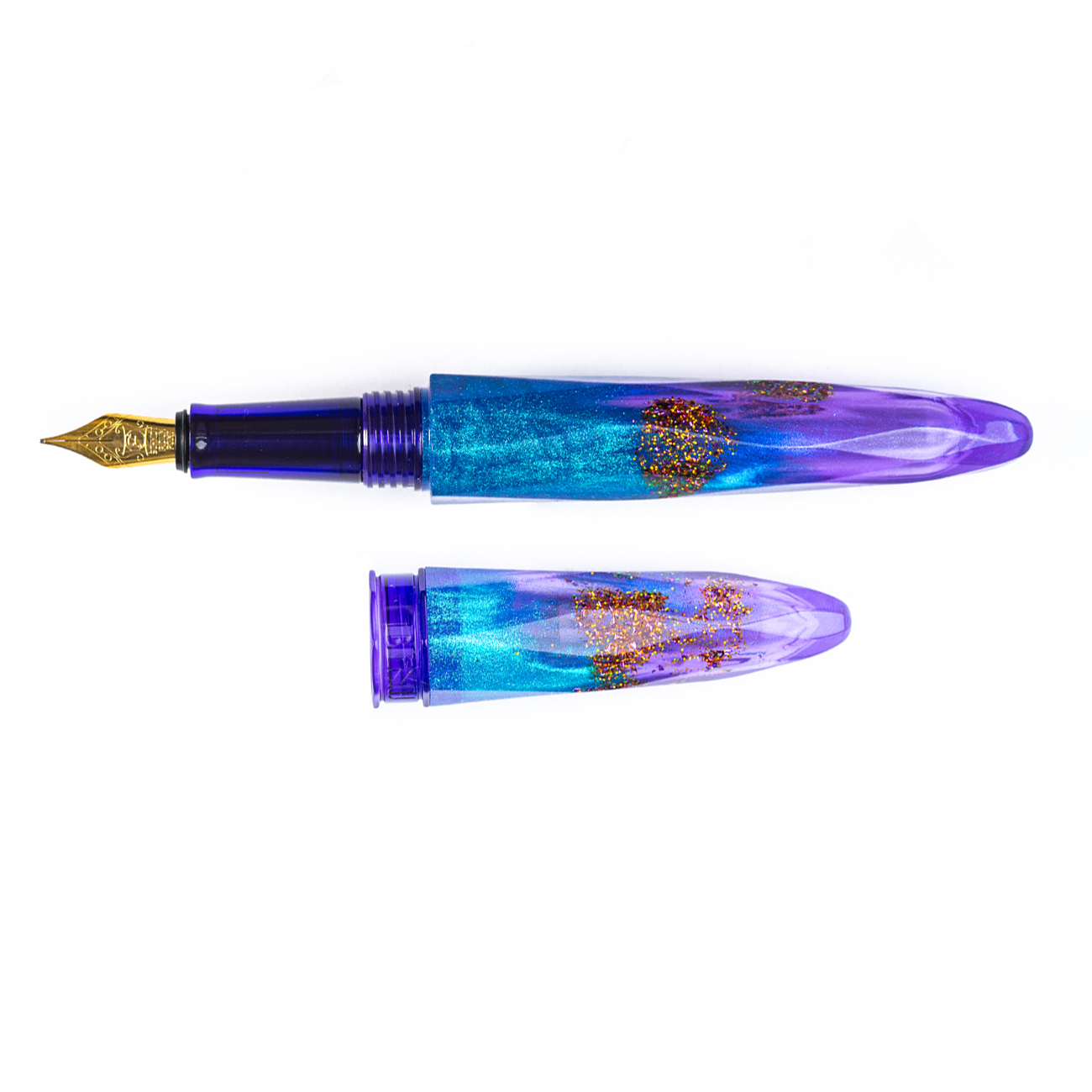 Benu Briolette Amethyst Tide Stylo Plume