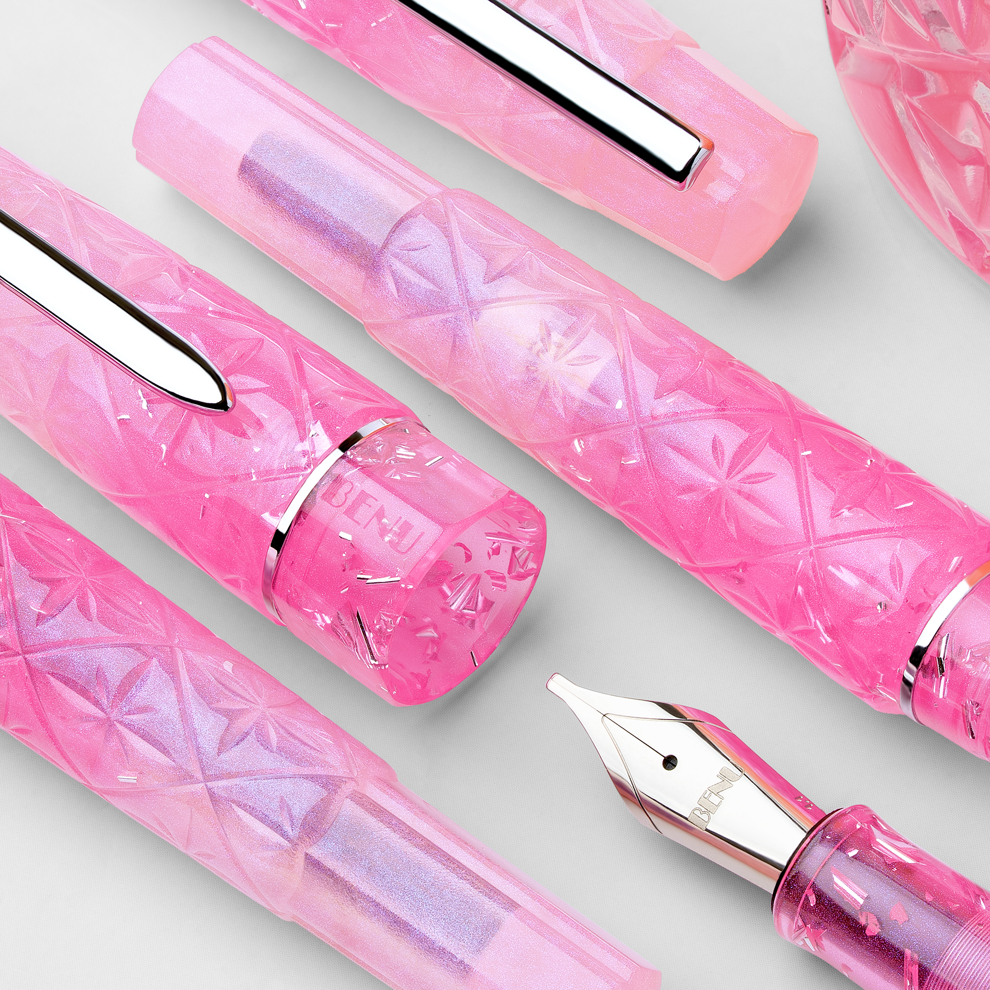 Benu Cocktail Hour Pink Lady ST Fountain pen