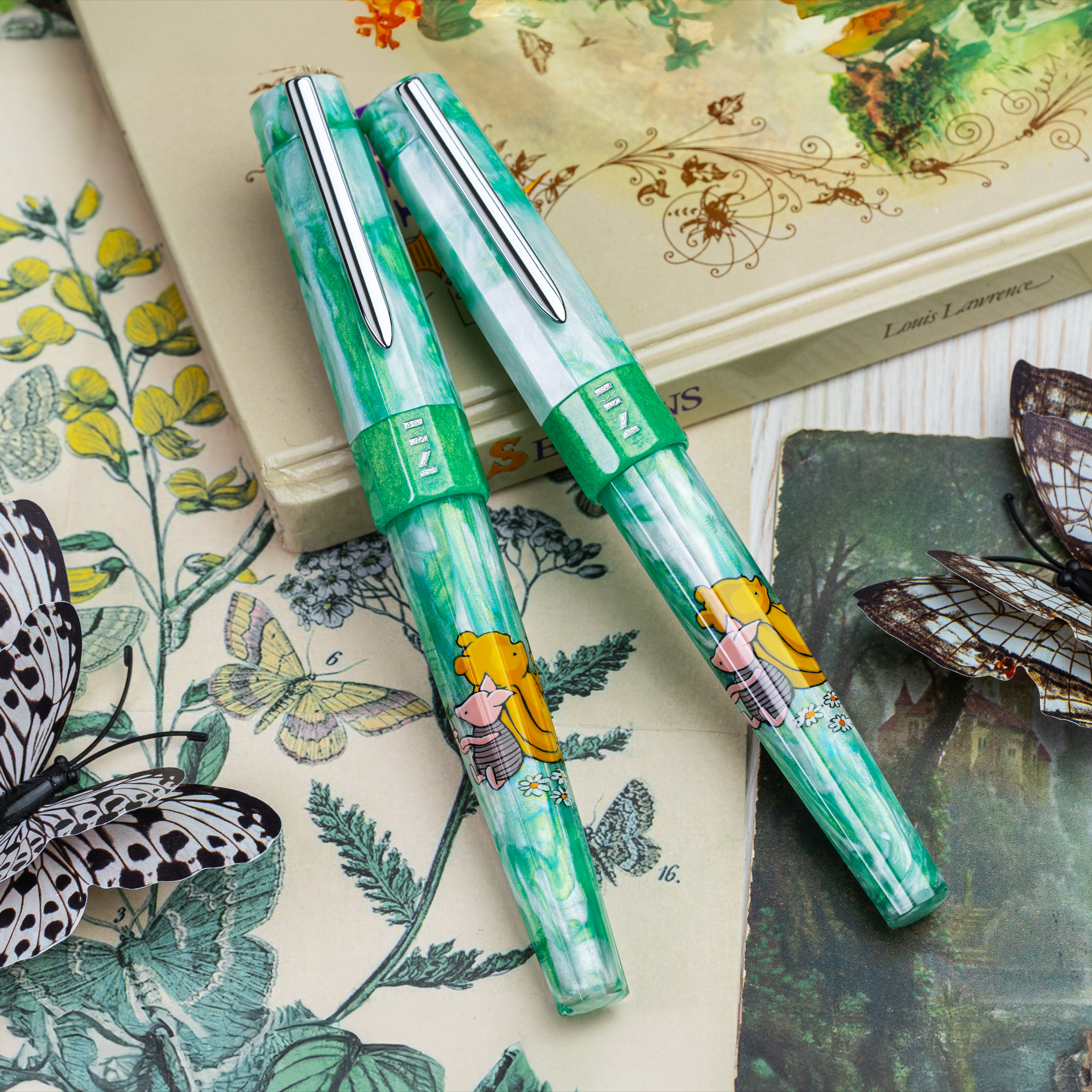 Pluma Estilográfica Winnie-the-Pooh Caneta Tinteiro