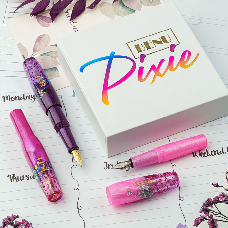 Benu Pixie Magenta Madness Pocket Caneta-tinteiro Set