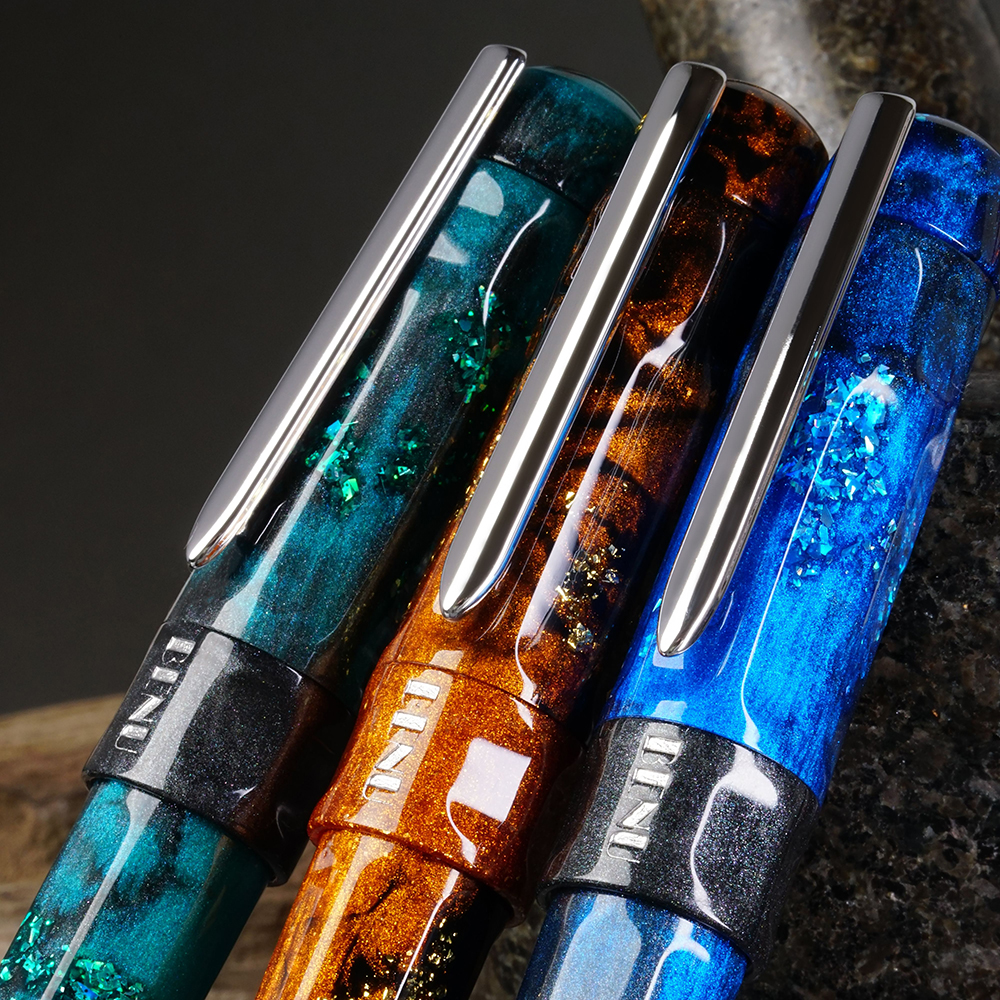 Benu Talisman Hawk’s Eye Fountain pen