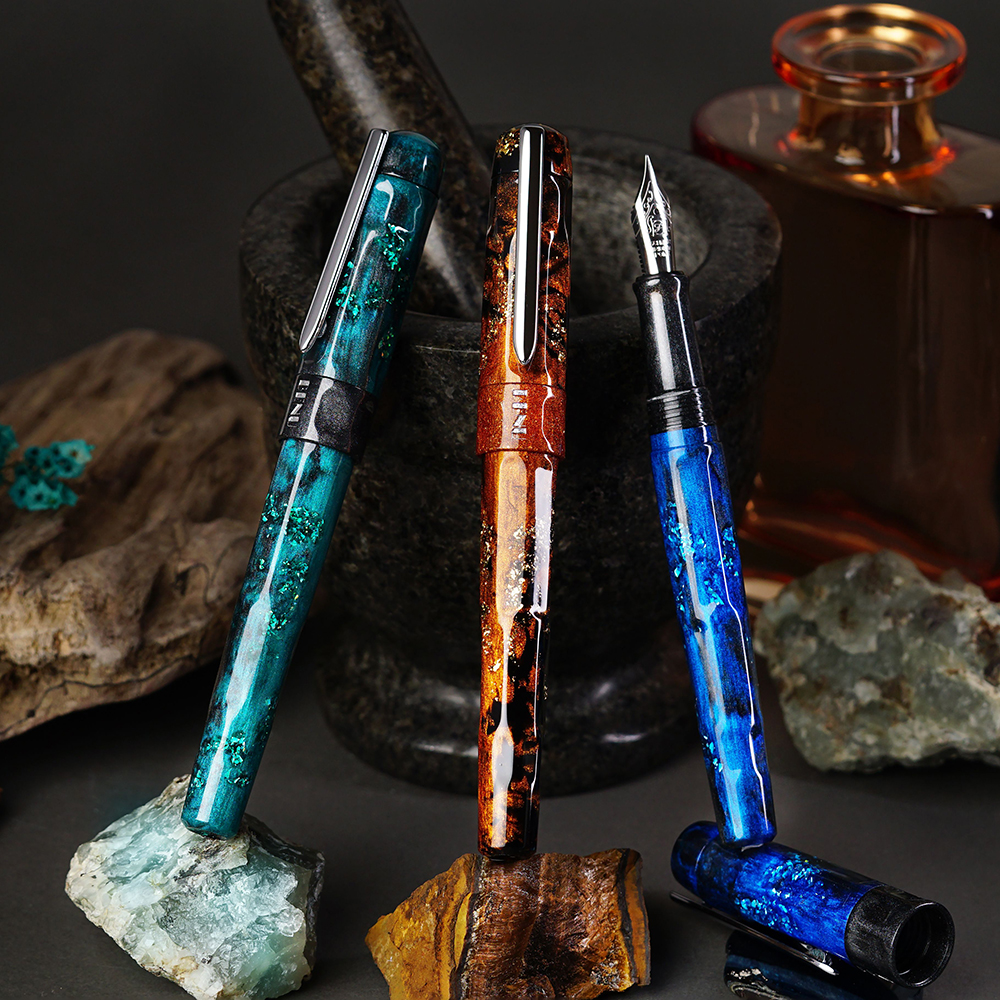 Benu Talisman Hawk’s Eye Fountain pen