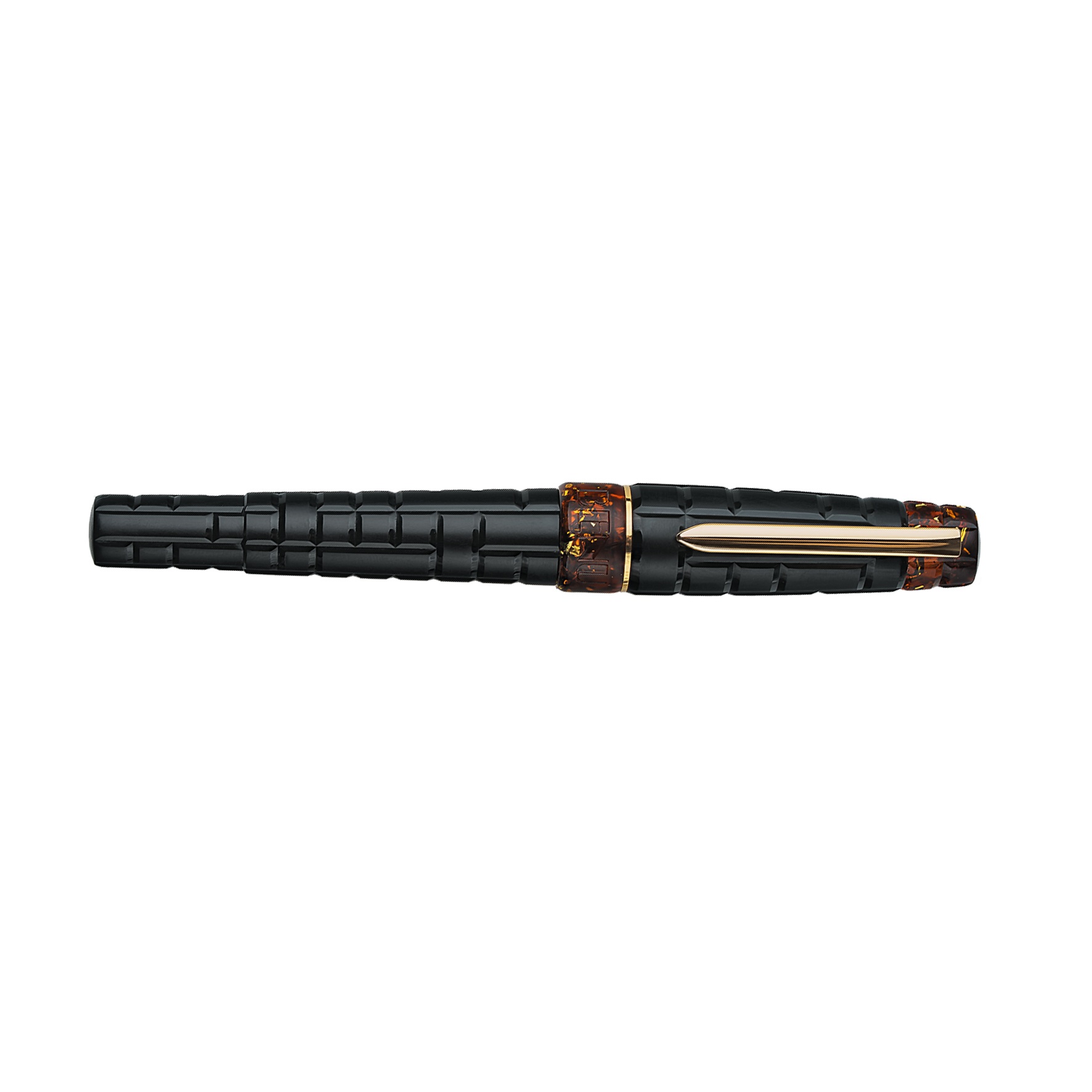 Benu Tessera Black Amber GT Pluma Estilográfica