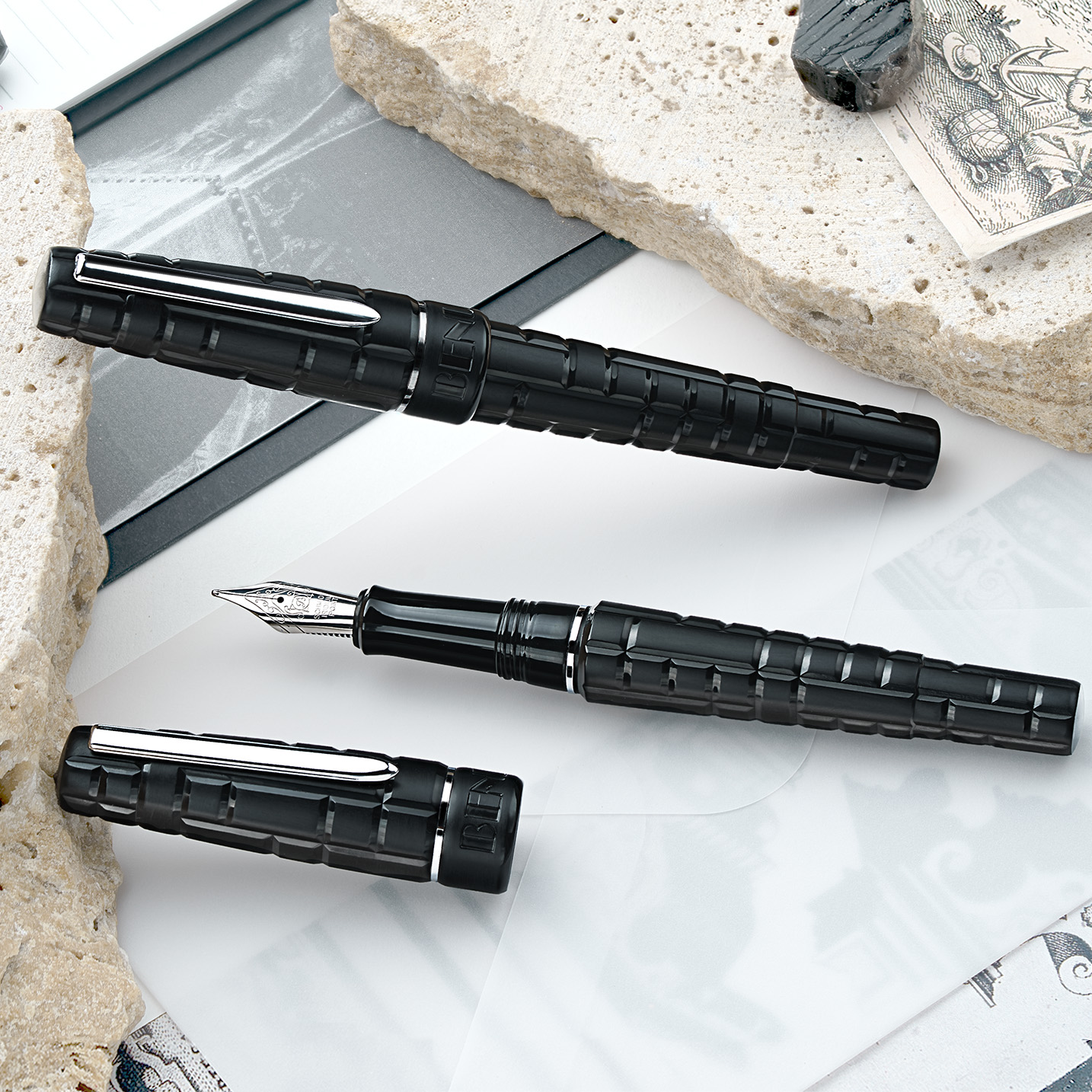 Benu Tessera Onyx ST Pluma Estilográfica