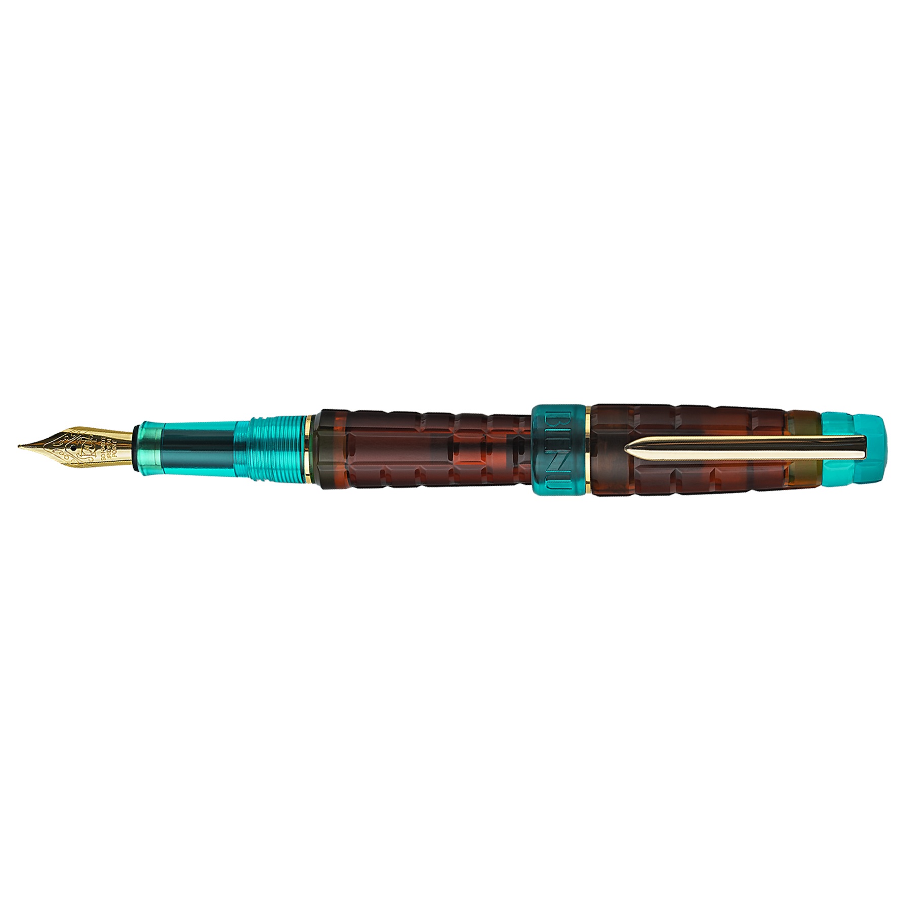 Benu Tessera Ribbon Turquoise GT Wieczne Pióro