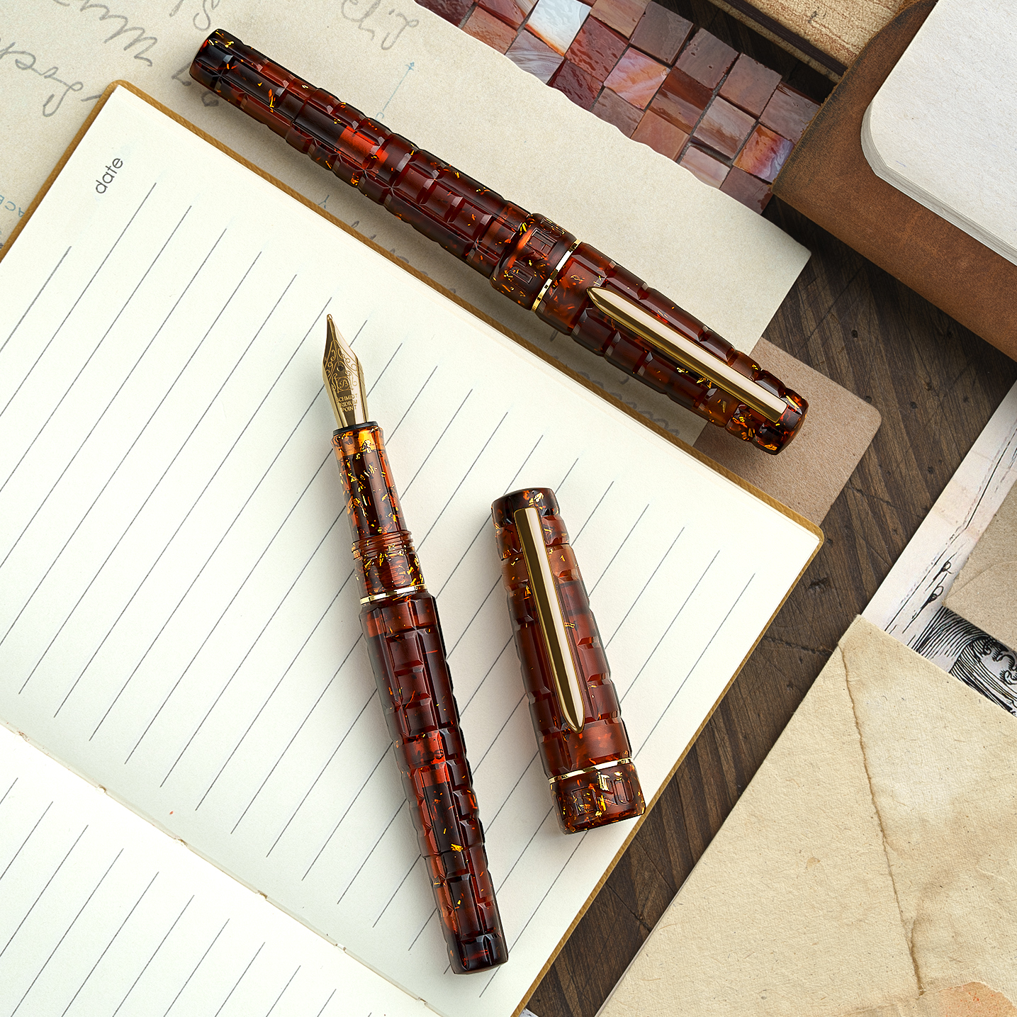 Benu Tessera Sunstone GT Fountain pen