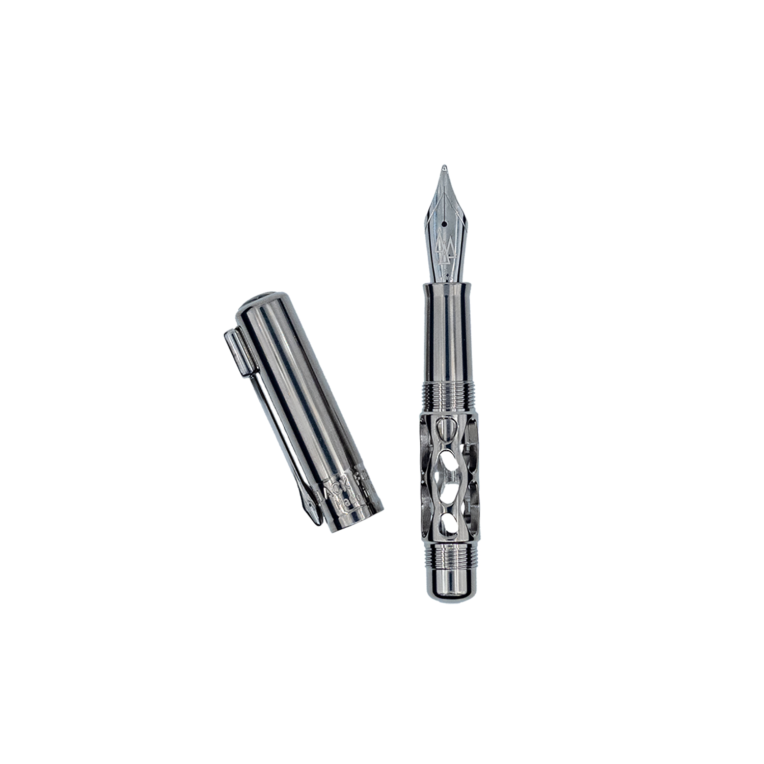 Black Forest Pen Premium Rhombus Minimo Titanium Vulpen