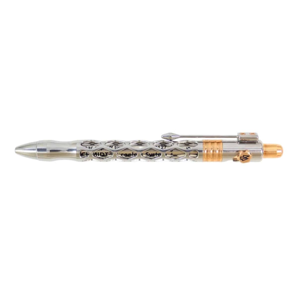 Black Forest Pen Premium Rhombus Stainless Steel Bolt Action Bolígrafo