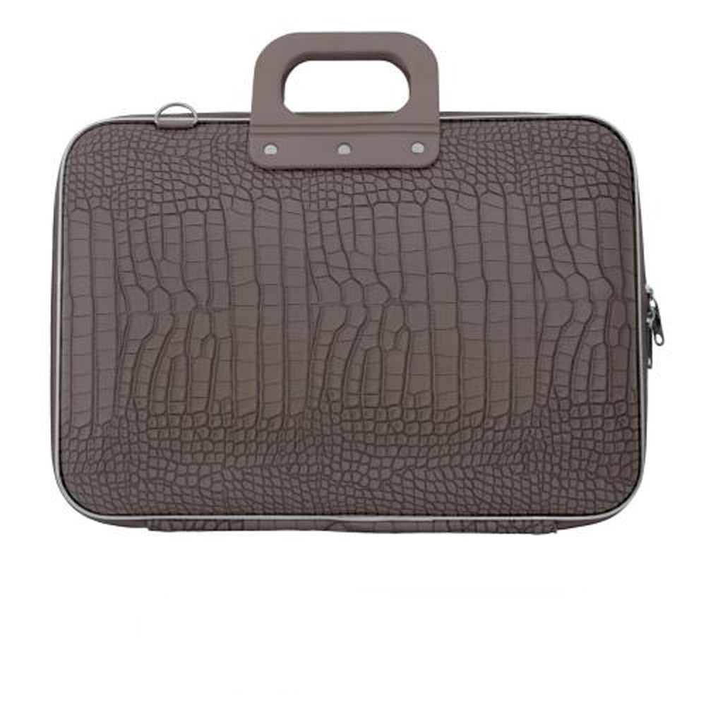 Bombata Medio Classic Cocco (13'') Grey Laptop Briefcase