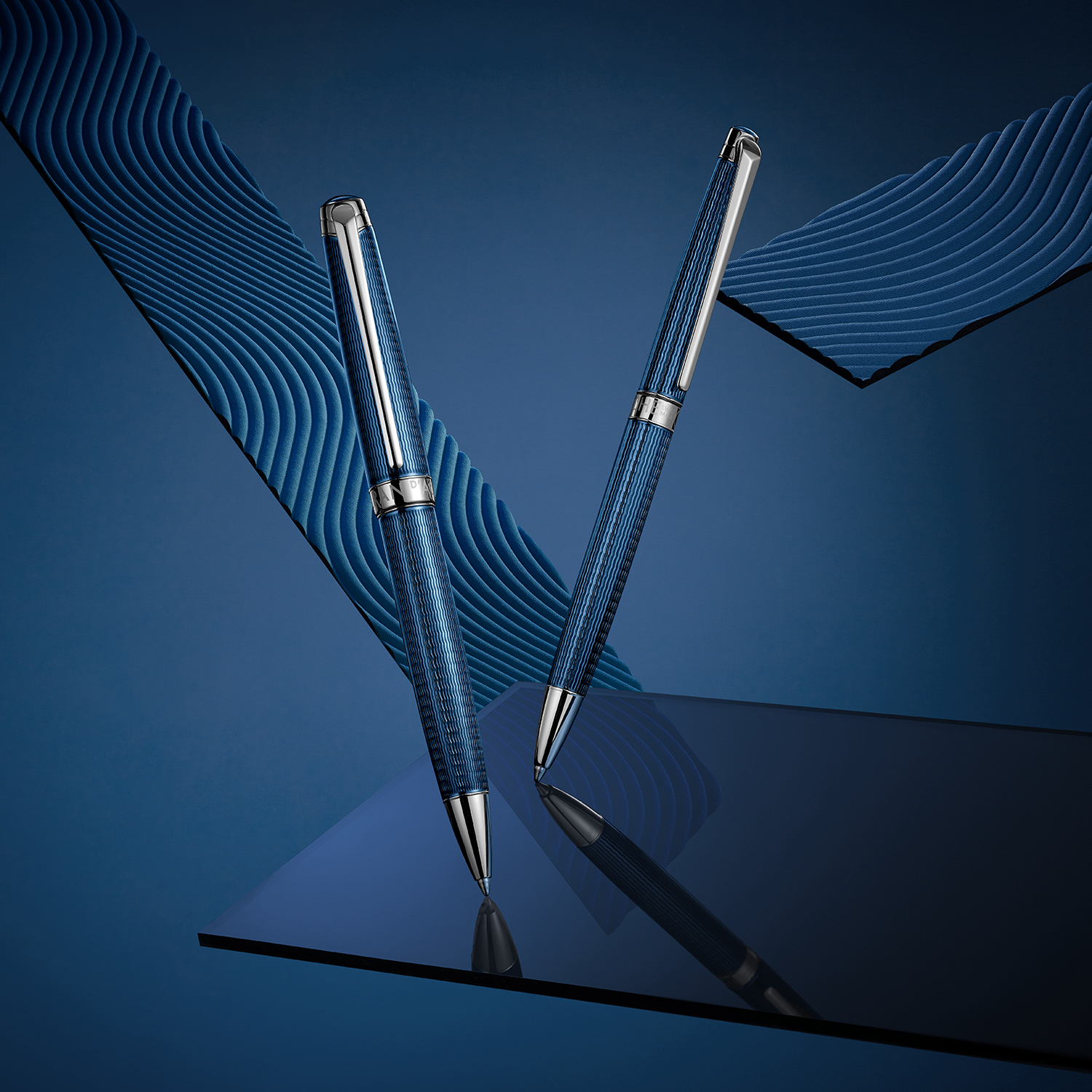 Caran d'Ache Léman Slim Grand Bleu Füllfederhalter