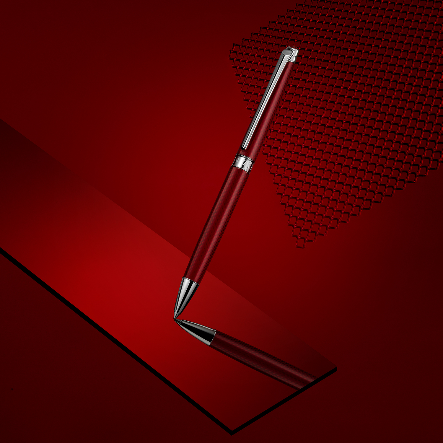 Caran d'Ache Léman Slim Rouge Carmin Pióro wieczne