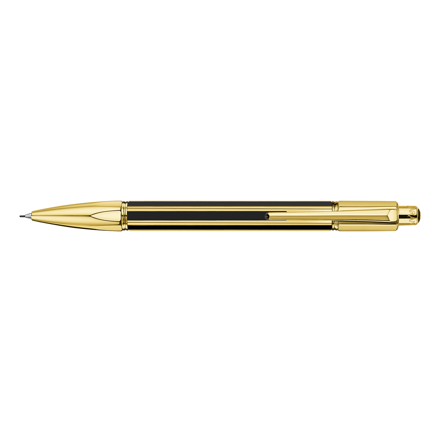 Caran d'Ache Varius Chinablack Lacquer Gold Mechanical pencil 0.7mm