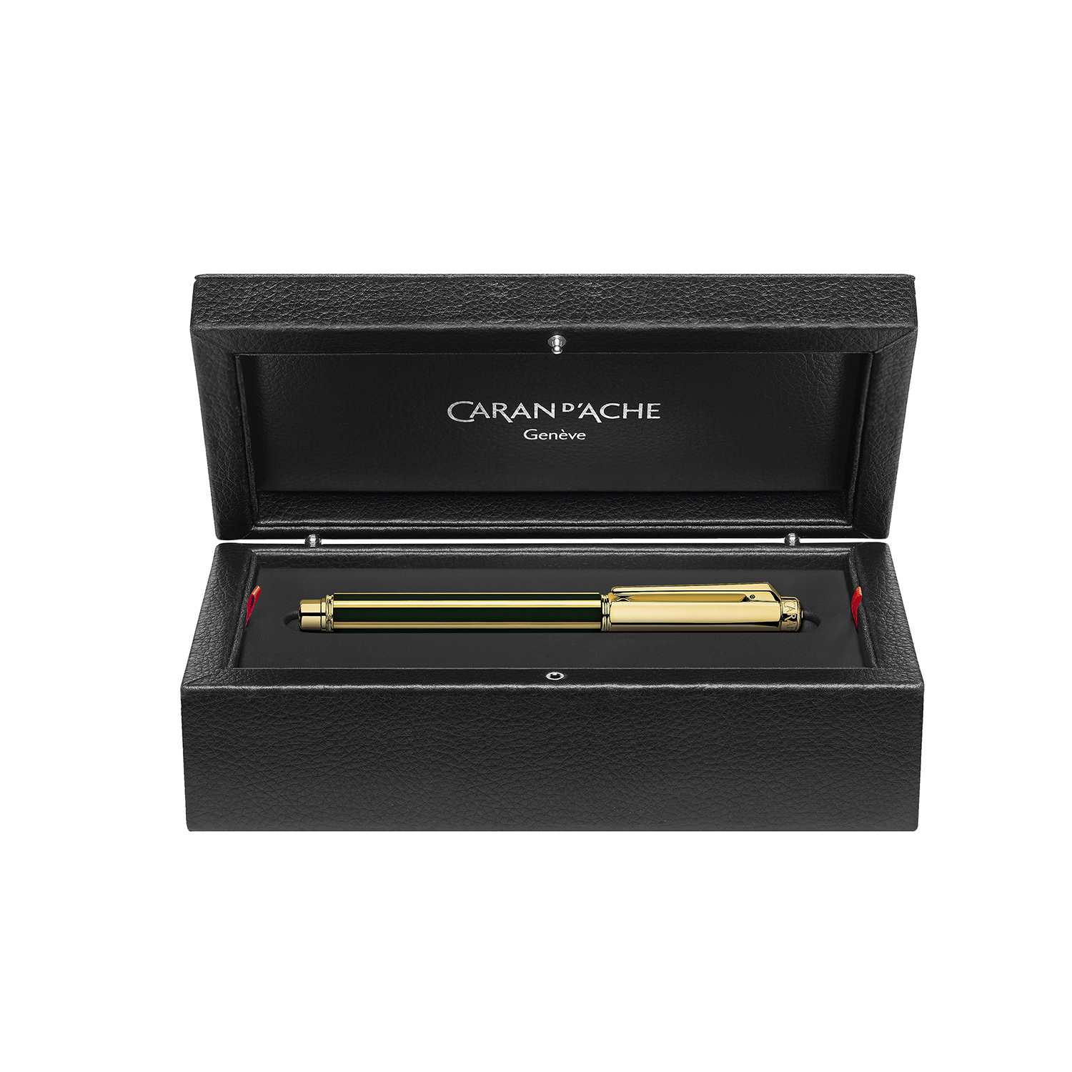 Caran d'Ache Varius Chinablack Lacquer Gold Rollerball