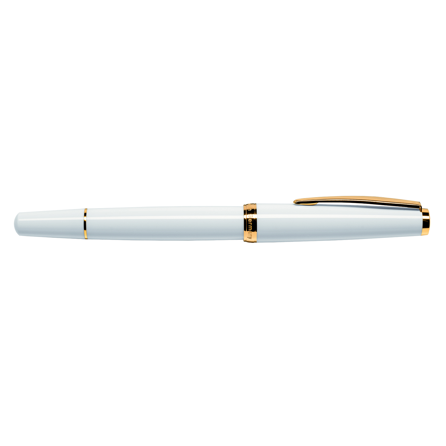 Cleo Skribent Classic White GT Piston Fountain pen