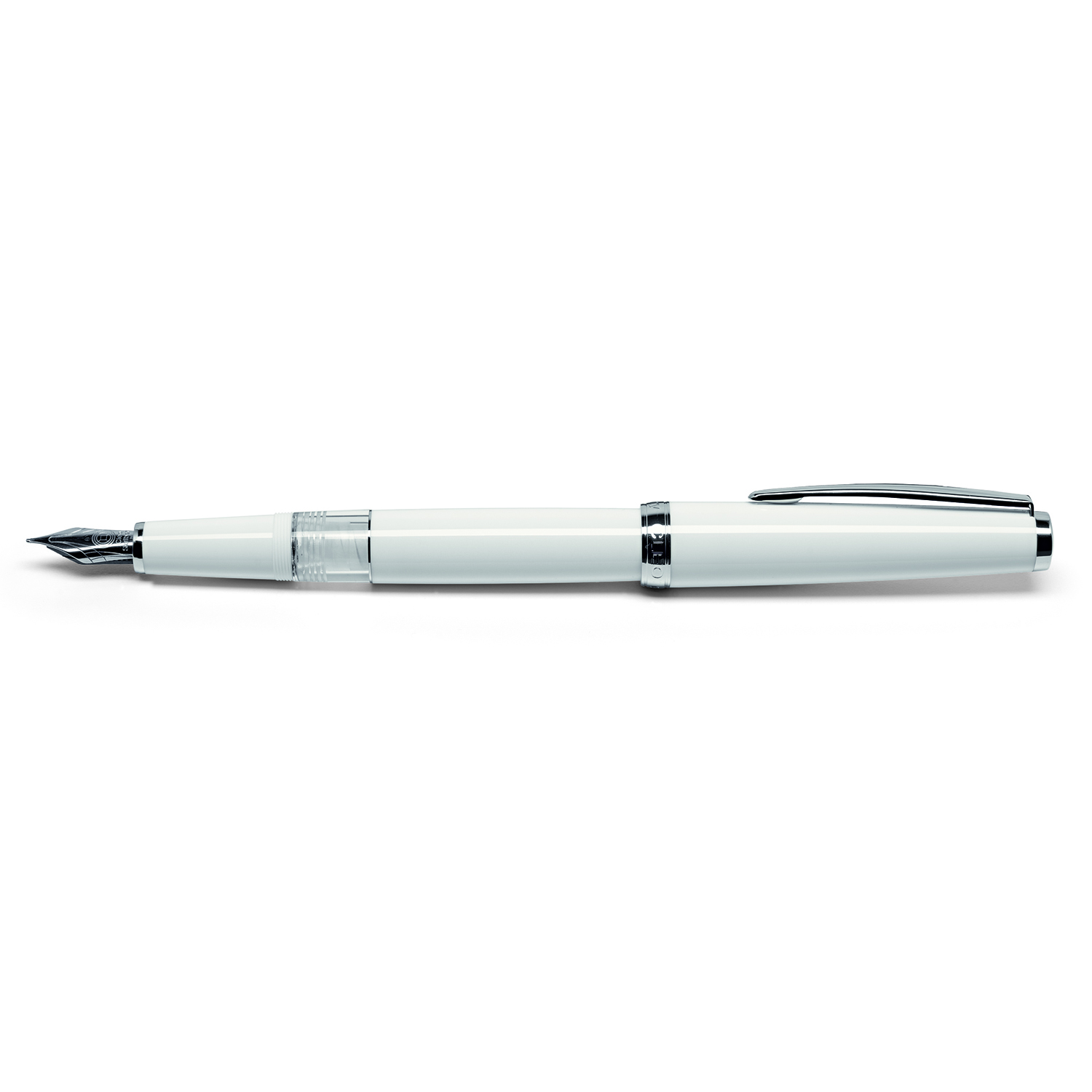 Cleo Skribent Classic White ST Piston Vulpen