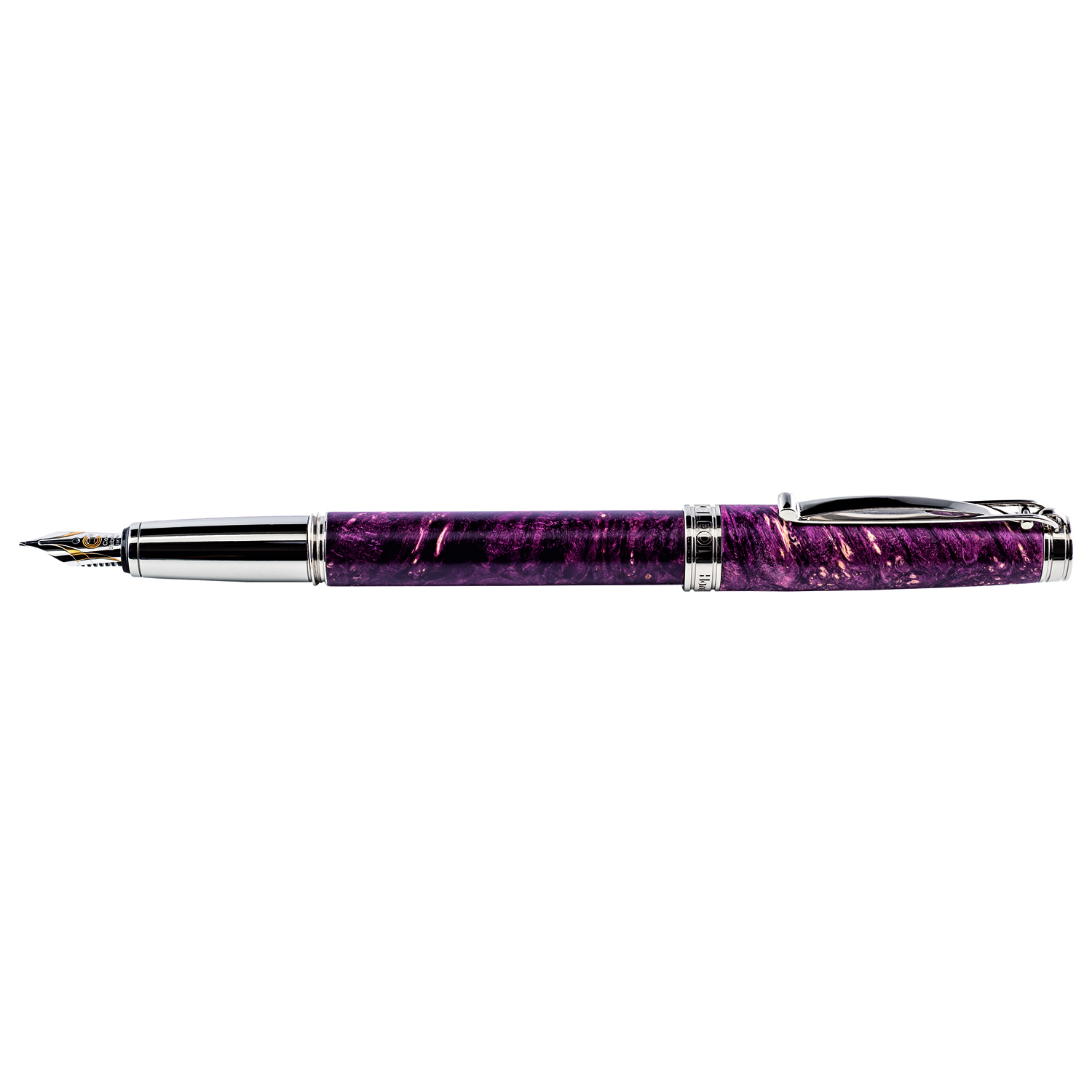 Cleo Skribent Natura Box Elder Ruby Wood Caneta de Tinta Permanente