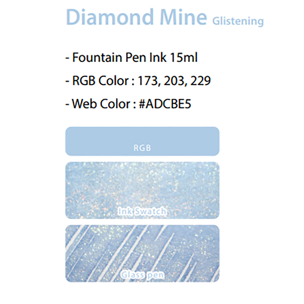 Colorverse Diamond Mine Glistening USA Special 15 ml. Ink Bottle
